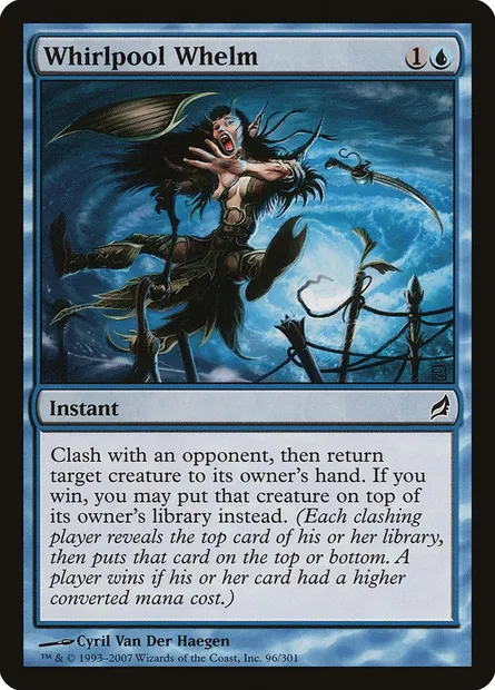 Whirlpool Whelm, Magic card LRW 96 — Lorwyn set