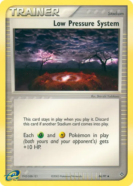 Low Pressure System, Pokémon card DR 86 — Dragon set