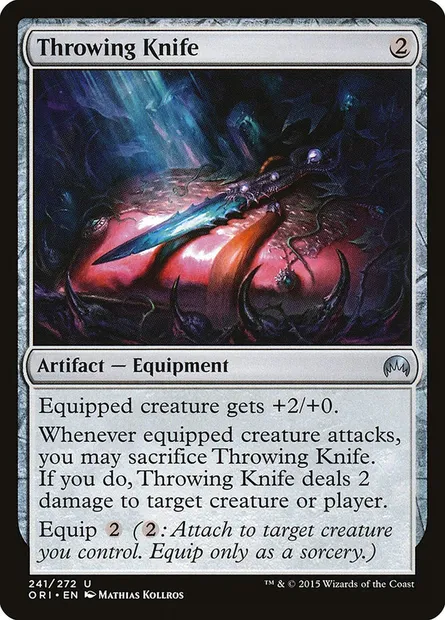 Throwing Knife, Magic card ORI 241 — Magic Origins set