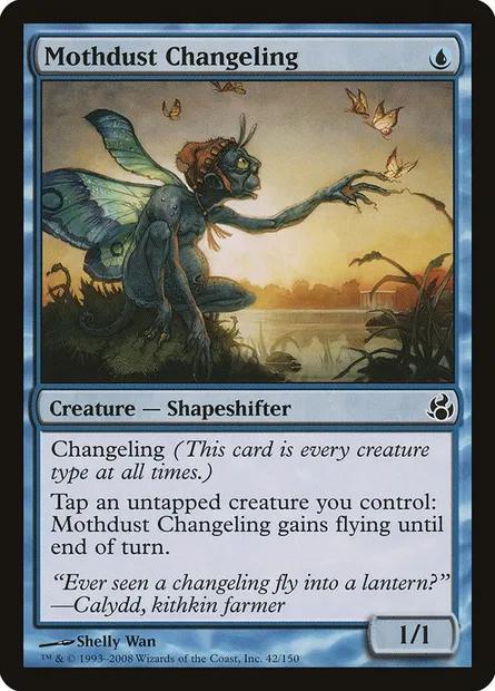 Mothdust Changeling, Magic card MOR 42 — Morningtide set