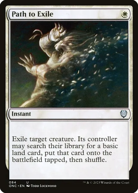 Path to Exile, Magic card ONC 84 — Phyrexia: All Will Be One Commander set