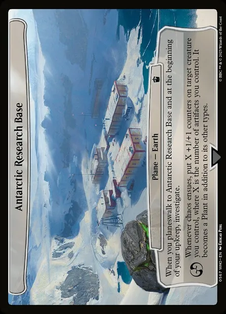 Antarctic Research Base, Magic card WHO 567 — Doctor Who set