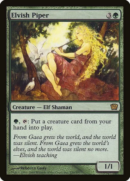 Elvish Piper, Magic card 9ED 239★ — Ninth Edition set