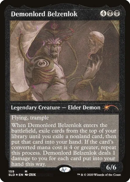 Demonlord Belzenlok, Magic card SLD 159★ — Secret Lair Drop set