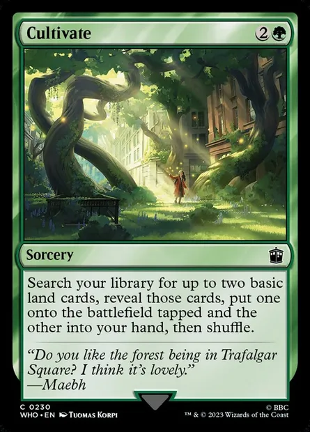 Cultivate, Magic card WHO 230 — Doctor Who set
