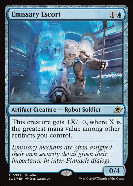 Emissary Escort, Magic card EOE 399 — Edge of Eternities set