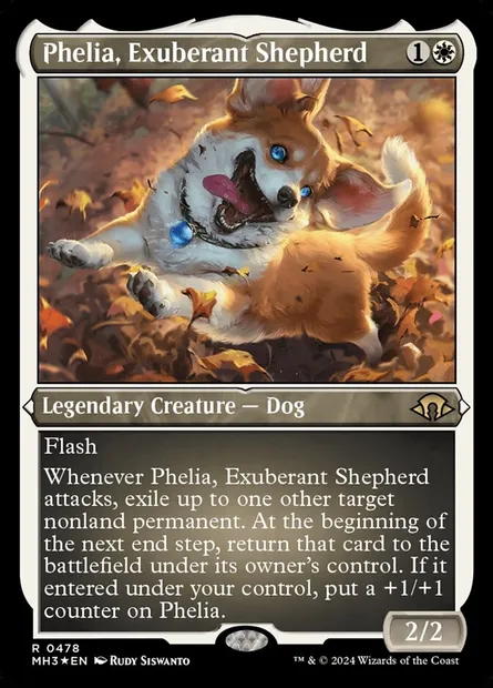 Phelia, Exuberant Shepherd, Magic card MH3 478 — Modern Horizons 3 set