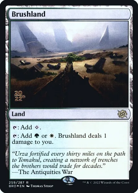 Broussaille, carte Magic PBRO 259s — extension The Brothers' War Promos