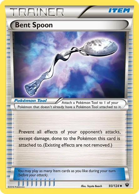 Bent Spoon, Pokémon card FCO 93 — Fates Collide set