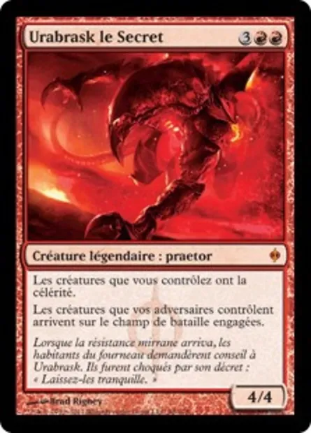 Urabrask le Secret, carte Magic NPH 98 — extension La Nouvelle Phyrexia