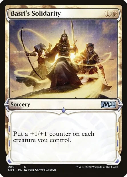 Basri's Solidarity, Magic card M21 289 — Core Set 2021 set