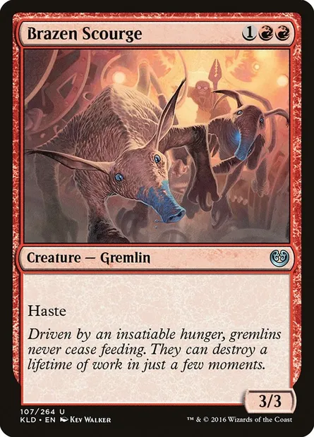 Brazen Scourge, Magic card KLD 107 — Kaladesh set
