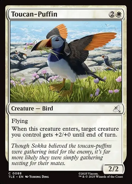Toucan-Puffin, Magic card TLE 88 — Avatar: The Last Airbender Eternal set