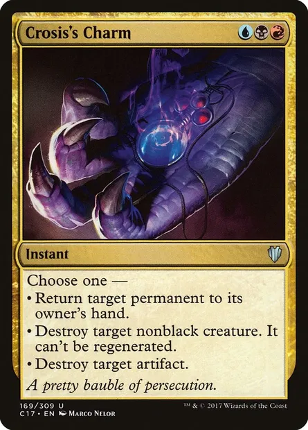 Crosis's Charm, Magic card C17 169 — Commander 2017 set
