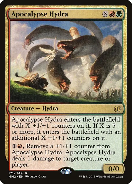 Apocalypse Hydra, Magic card MM2 171 — Modern Masters 2015 set