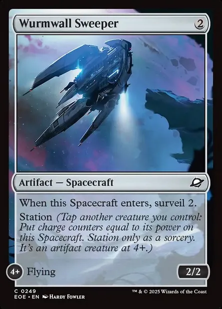 Wurmwall Sweeper, Magic card EOE 249 — Edge of Eternities set
