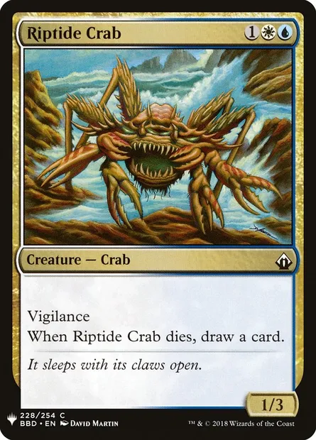 Riptide Crab, Magic card PLST BBD-228 — The List set
