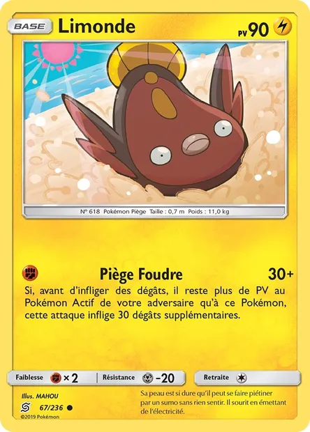 Limonde, carte Pokémon UNM 67 — extension Harmonie des Esprits