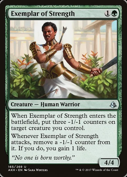 Exemplar of Strength, Magic card AKH 165 — Amonkhet set