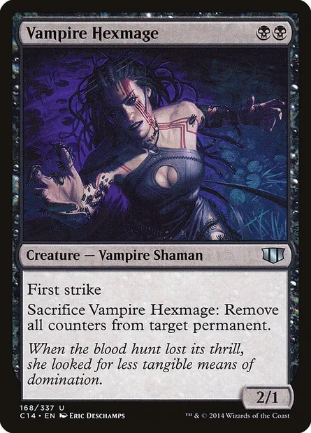 Vampire Hexmage, Magic card C14 168 — Commander 2014 set