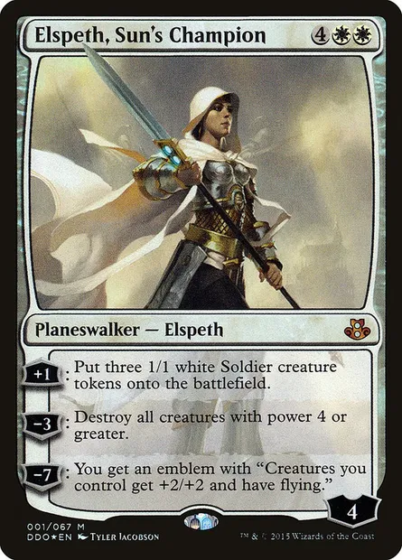 Elspeth, Sun's Champion, Magic card DDO 1 — Duel Decks: Elspeth vs. Kiora set