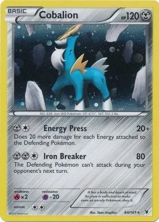 Cobalion, Pokémon card TDX 084-2 — Theme Deck & Blisters Exclusives set