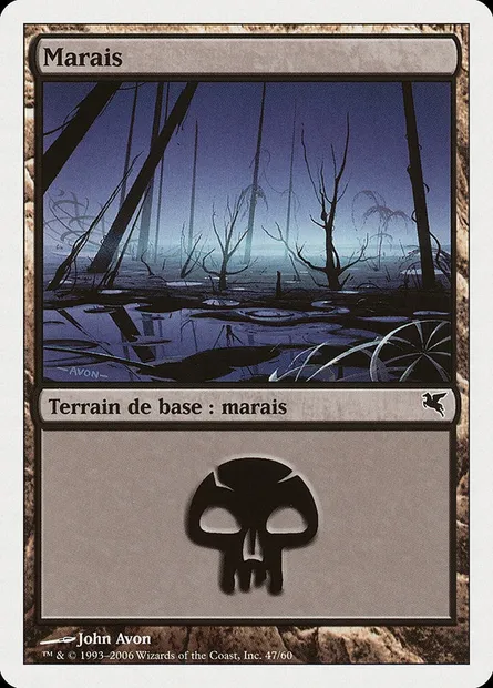 Swamp, Magic card PSAL F47 — Salvat 2005 set