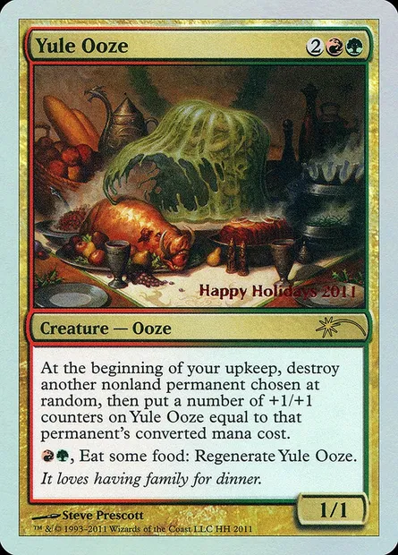 Yule Ooze, Magic card HHO 11 — Happy Holidays set
