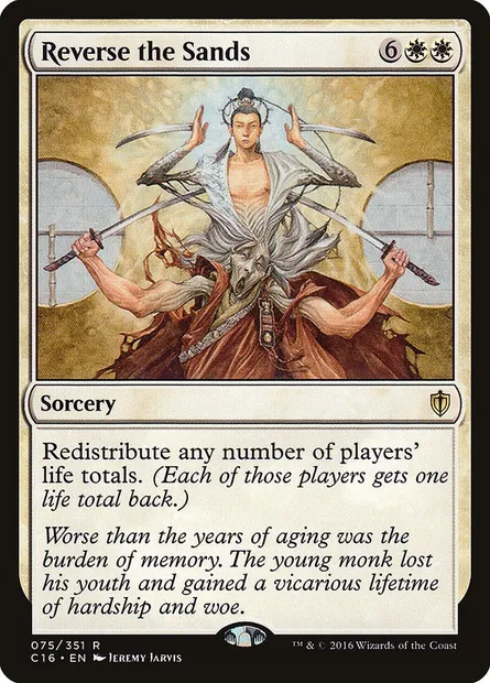 Reverse the Sands, Magic card C16 75 — Commander 2016 set