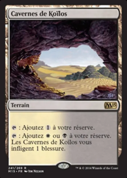 Cavernes de Koïlos, carte Magic M15 241 — extension Magic 2015