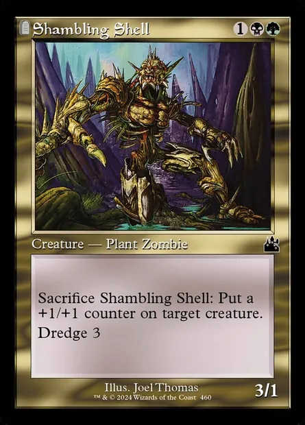 Shambling Shell, Magic card RVR 460 — Ravnica Remastered set
