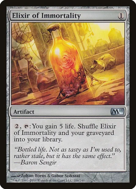 Elixir of Immortality, Magic card M11 206 — Magic 2011 set