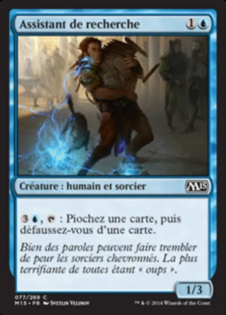 Assistant de recherche, carte Magic M15 77 — extension Magic 2015