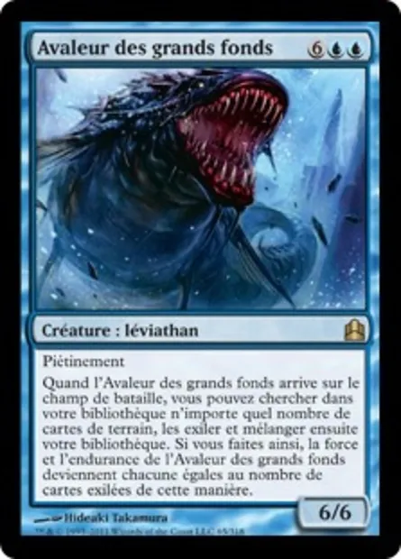 Avaleur des grands fonds, carte Magic CMD 65 — extension Commander 2011