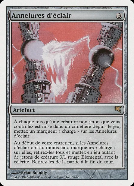 Annelures d'éclair, carte Magic PSAL I37 — extension Salvat 2005