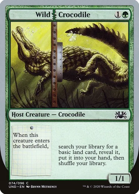 Wild Crocodile, Magic card UND 74 — Unsanctioned set