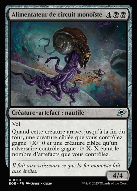 Alimentateur de circuit monoïste, carte Magic EOE 110 — extension Edge of Eternities