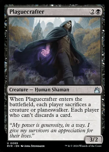 Plaguecrafter, Magic card RVR 89 — Ravnica Remastered set
