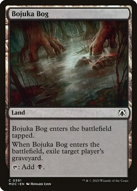 Bojuka Bog, Magic card MOC 391 — March of the Machine Commander set