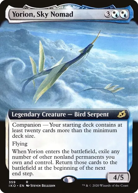 Yorion, nomade céleste, carte Magic IKO 359 — extension Ikoria: Lair of Behemoths