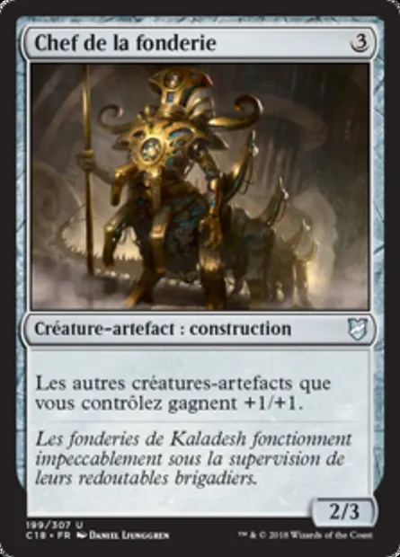 Chef de la fonderie, carte Magic C18 199 — extension Commander 2018