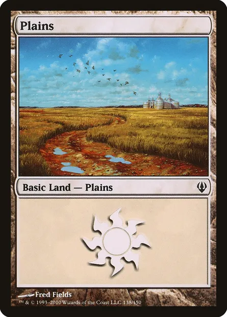 Plains, Magic card ARC 138 — Archenemy set