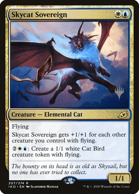 Skycat Sovereign, Magic card PIKO 207p — Ikoria: Lair of Behemoths Promos set