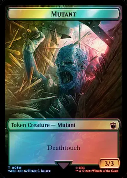 Mutant, carte Magic TWHO 50 — extension Doctor Who Tokens