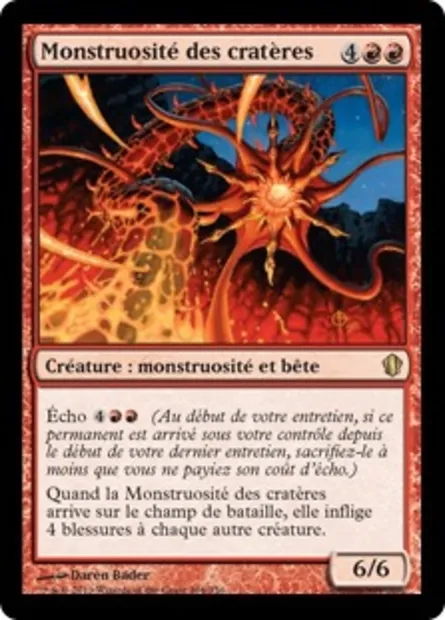 Monstruosité des cratères, carte Magic C13 104 — extension Commander 2013