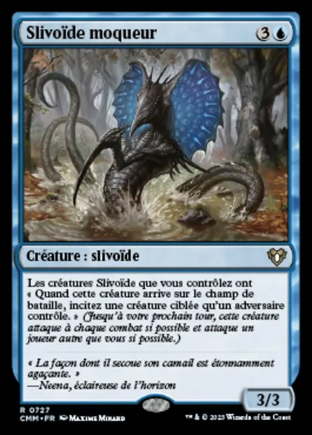 Slivoïde moqueur, carte Magic CMM 727 — extension Commander Masters