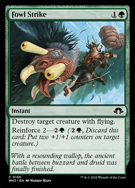 Fowl Strike, Magic card MH3 155 — Modern Horizons 3 set