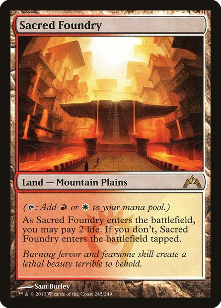 Sacred Foundry, Magic card GTC 245 — Gatecrash set