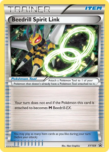 Beedrill Spirit Link, Pokémon card XY 159 — XY Black Star Promos set