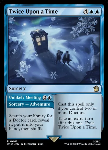 Twice Upon a Time // Unlikely Meeting, Magic card WHO 61 — Doctor Who set